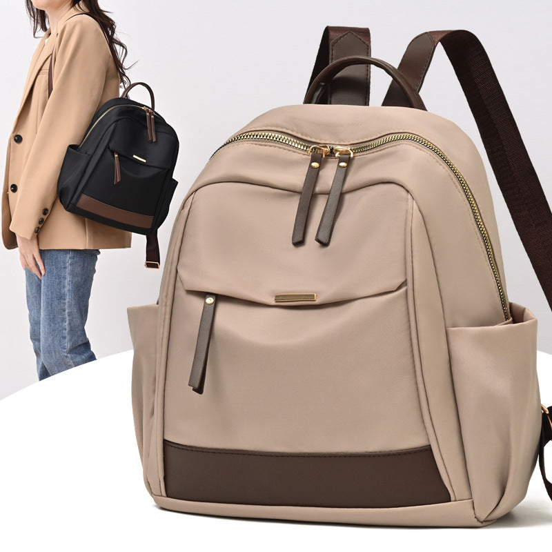 Women's backpack made of nylon, lightweight and durable — product view 1