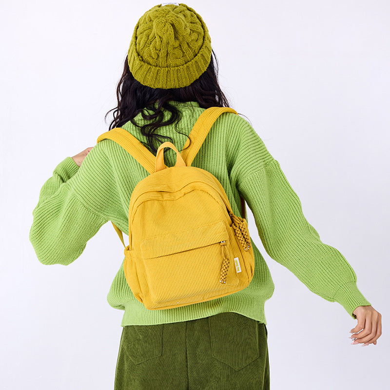 Cord-Backpack, small, ladies, durable — product view 3