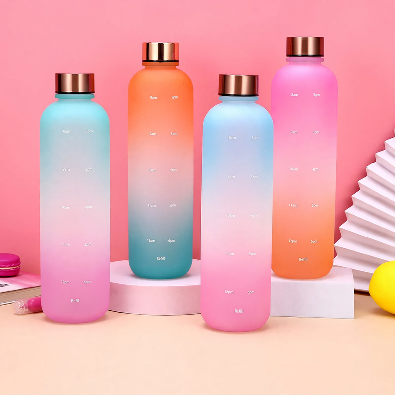 Borosilicate glass bottle for filling, transparent — product view 1