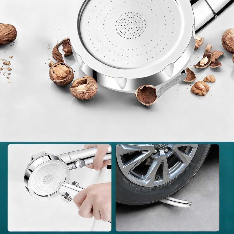 Shower head with filter and massage function — product view 3