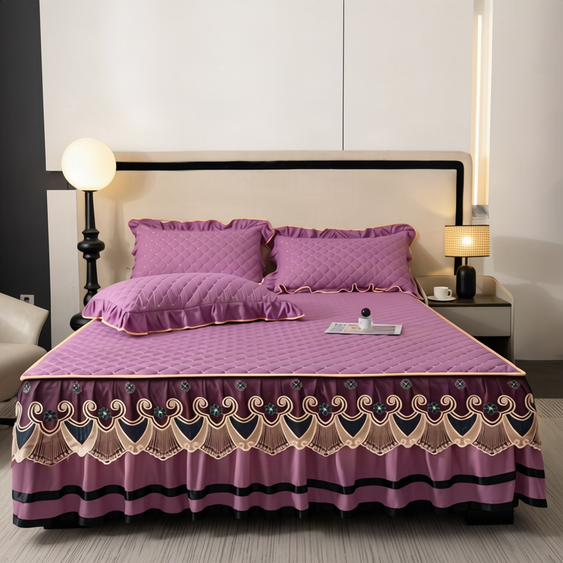 Bed skirt with ruffles, cotton, 1.8 m bed — product view 7