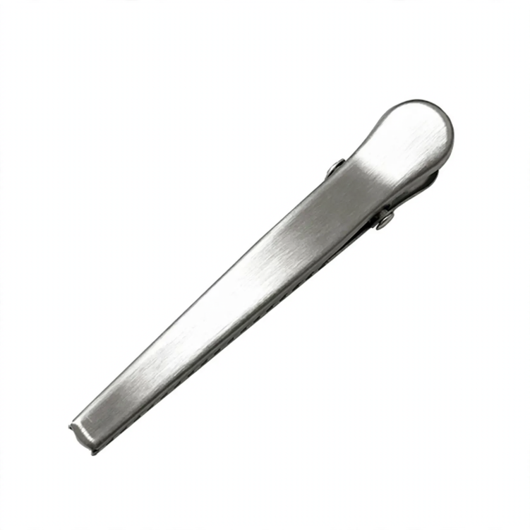 Stainless steel closure clip for bags — product view 1