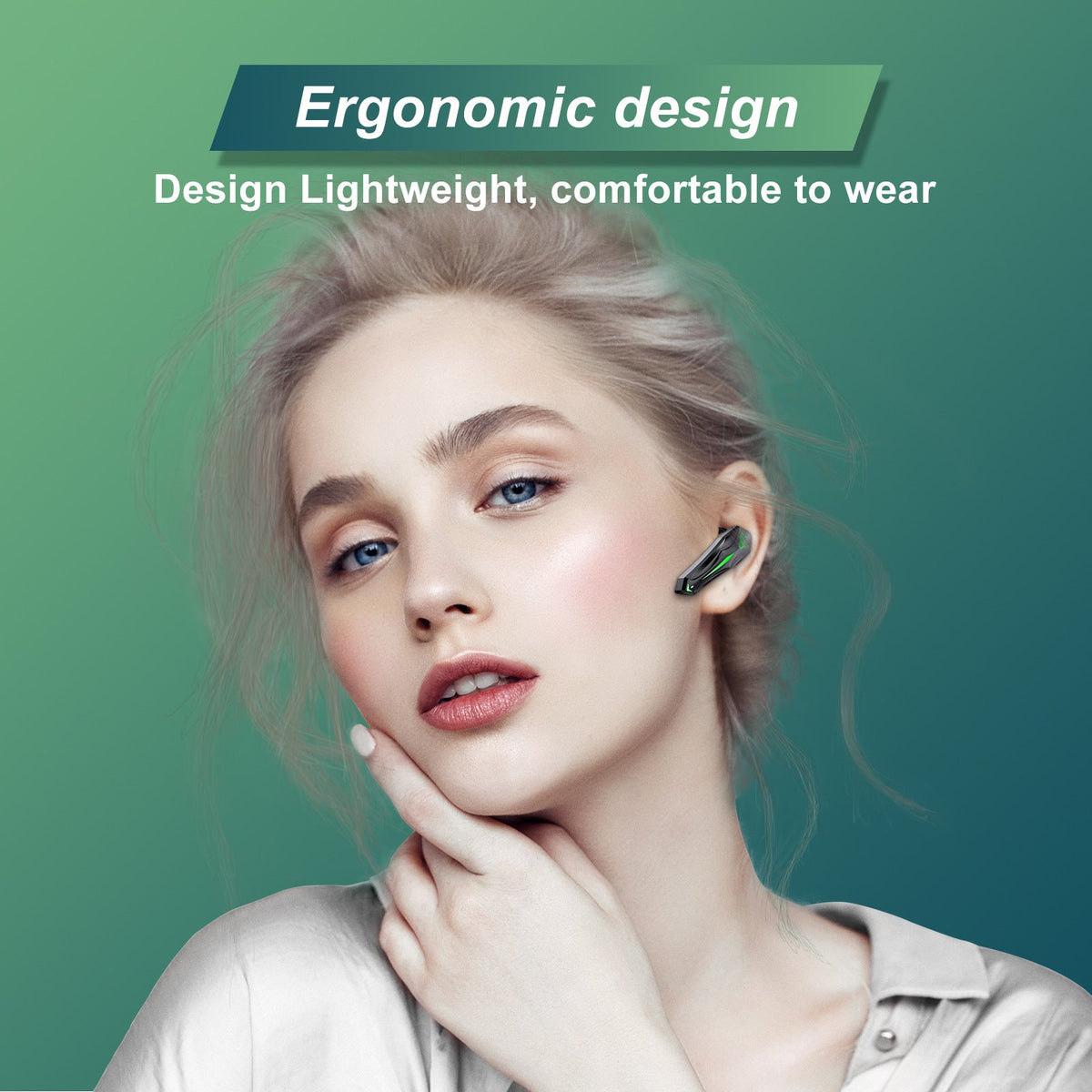 Bluetooth Earbuds Q35, In-Ear, Noise Cancelling, Gaming — product view 1