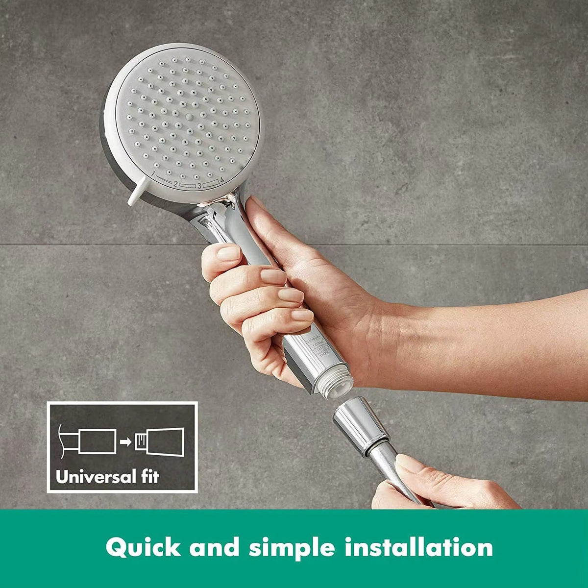 Faucet attachment with shower head and filtration — product view 7