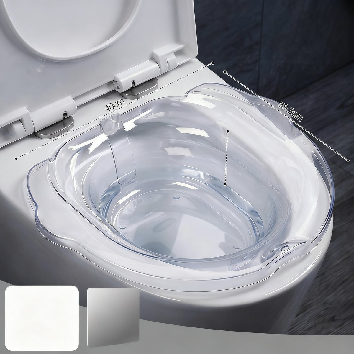 Plastic sitting bathtub — product view 6