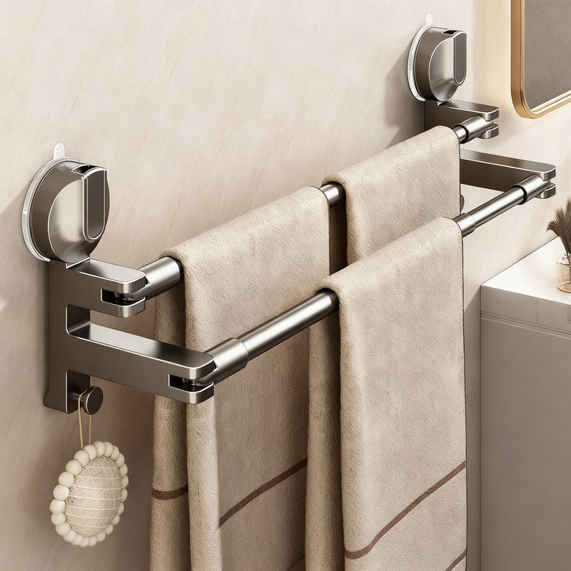 Towel holder with suction cup, extendable — product view 1