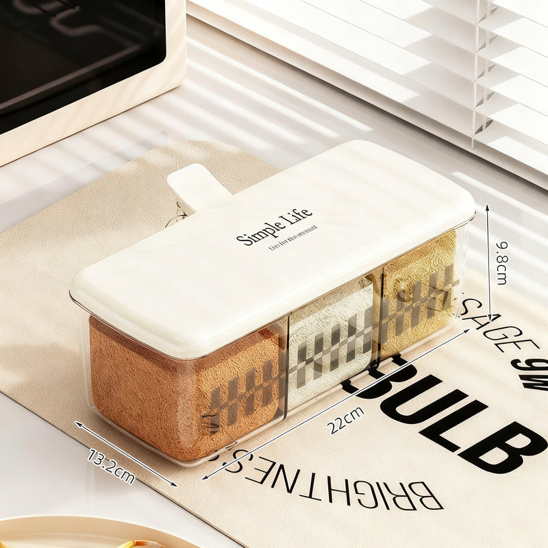 Spice box with multiple compartments — product view 6