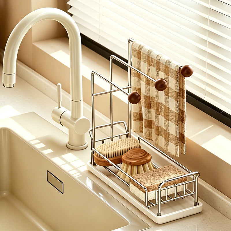 Draining rack for kitchen towels and sponges — product view 2