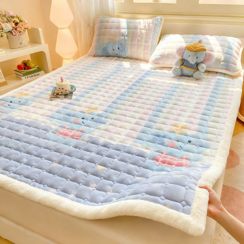 Fleece mattress topper, warm and soft — product view 7