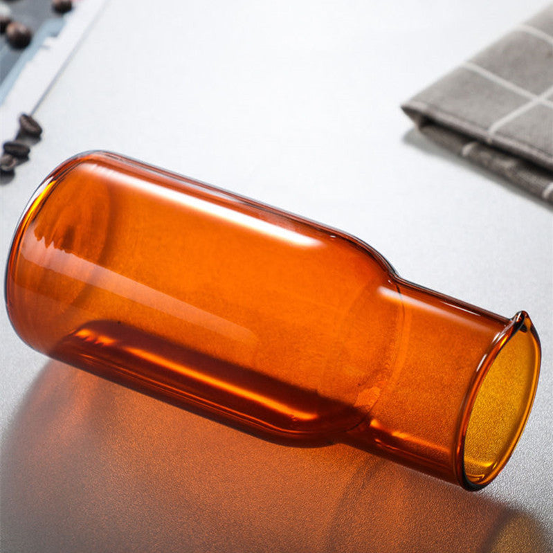Glass jug with glass, heat resistant — product view 4