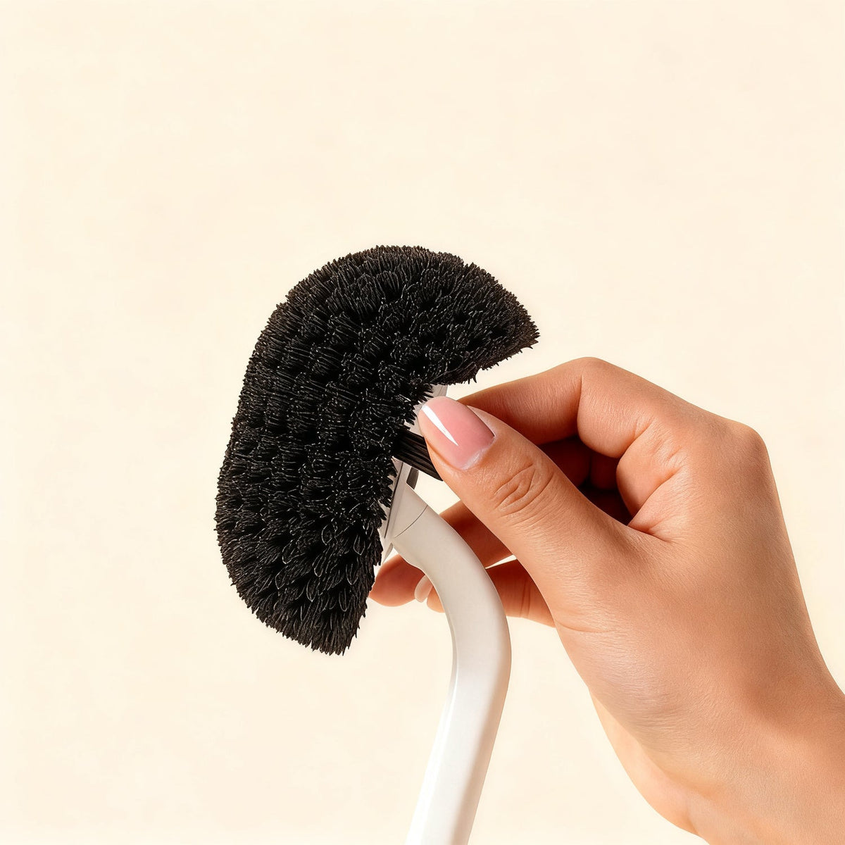 Toilet brush with holder, wall mountable — product view 3