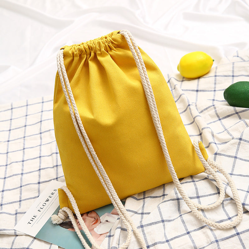 Lightweight backpack made of cotton fabric — product view 3