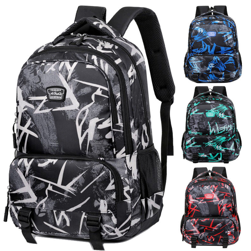 Oxford-Rucksack, 36–55 L, striped pattern — product view 1