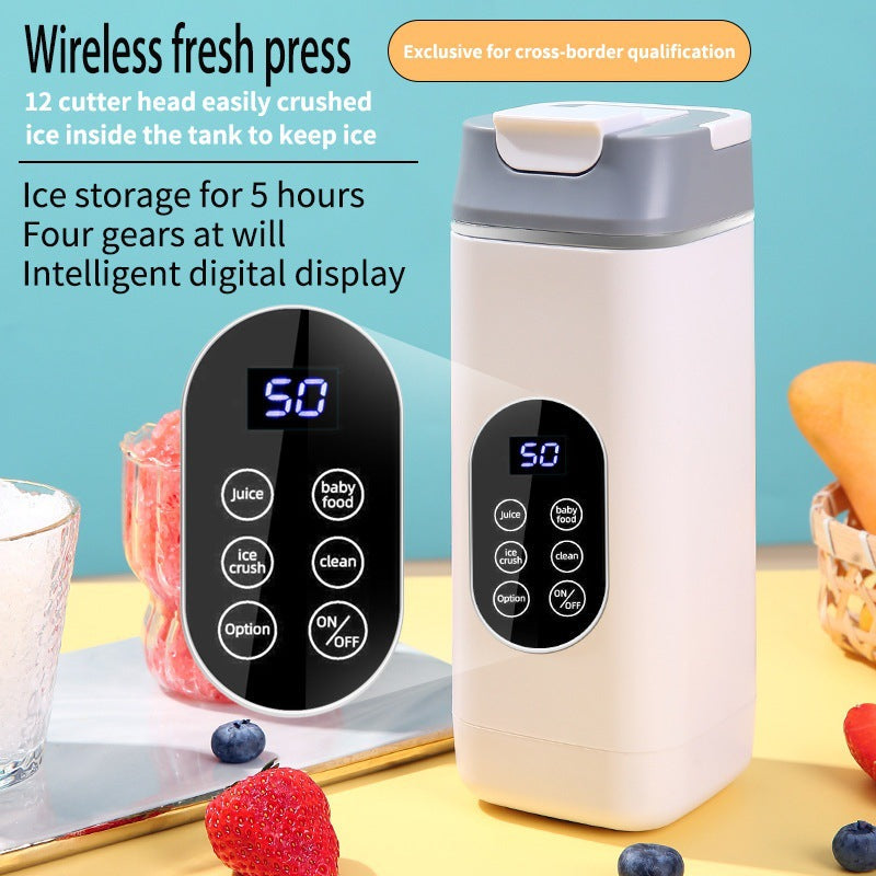 Portable juicer with 12 grinding teeth, up to 400 ml — product view 2