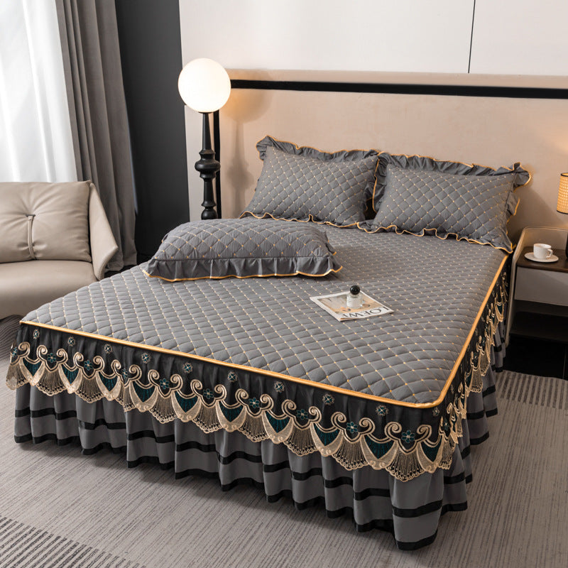 Bed skirt with ruffles, cotton, 1.8 m bed — product view 7