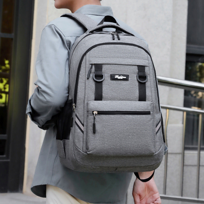 Large backpack made of Oxford fabric, 20–35 L — product view 3