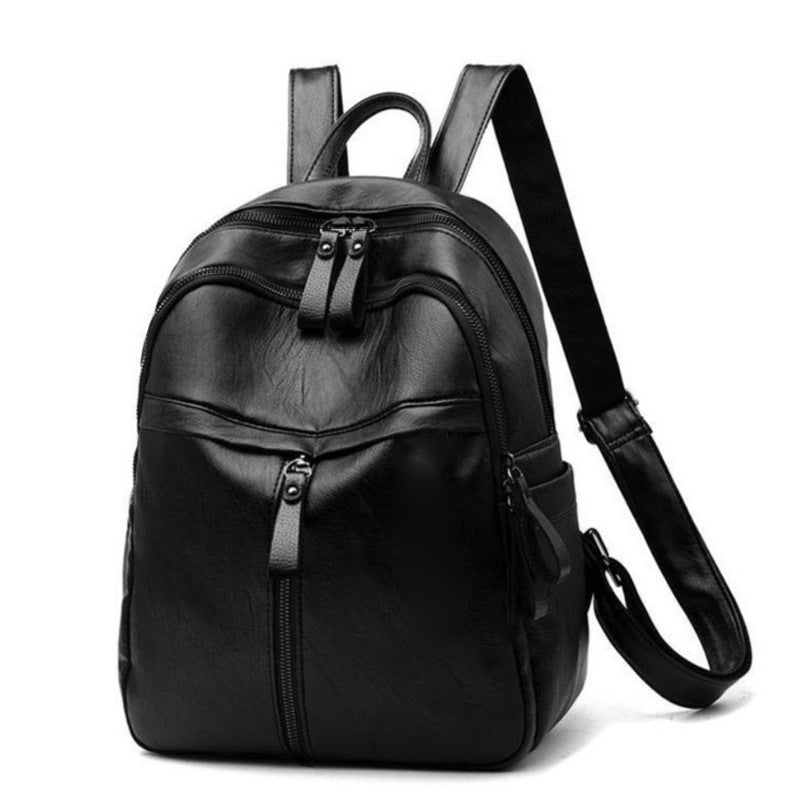 Synthetic leather backpack, waterproof — product view 3