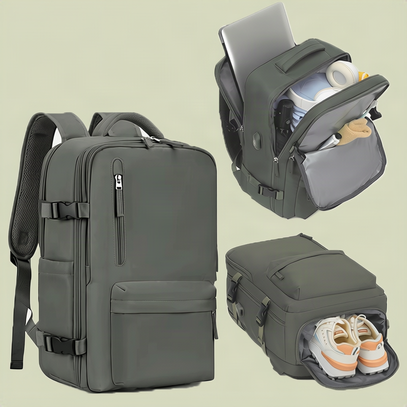 Waterproof travel backpack, 20–35 L, for laptops — product view 7