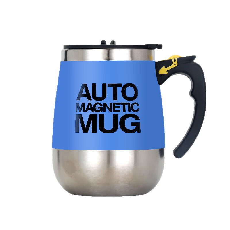 Self-stirring mug, 350 ml, stainless steel — product view 3