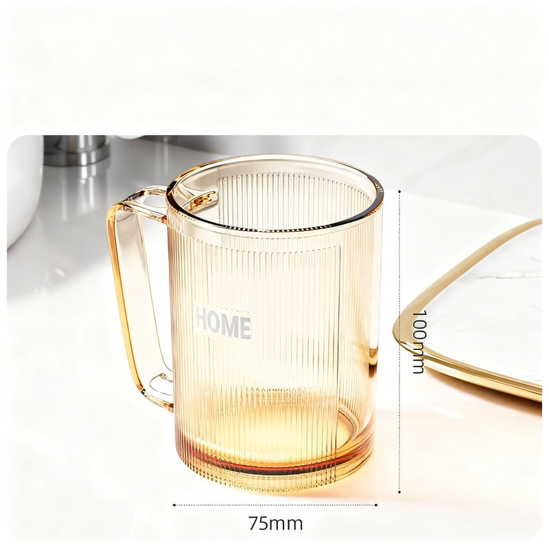 Toothbrush cup with handle, plastic, 51–100 ml — product view 6