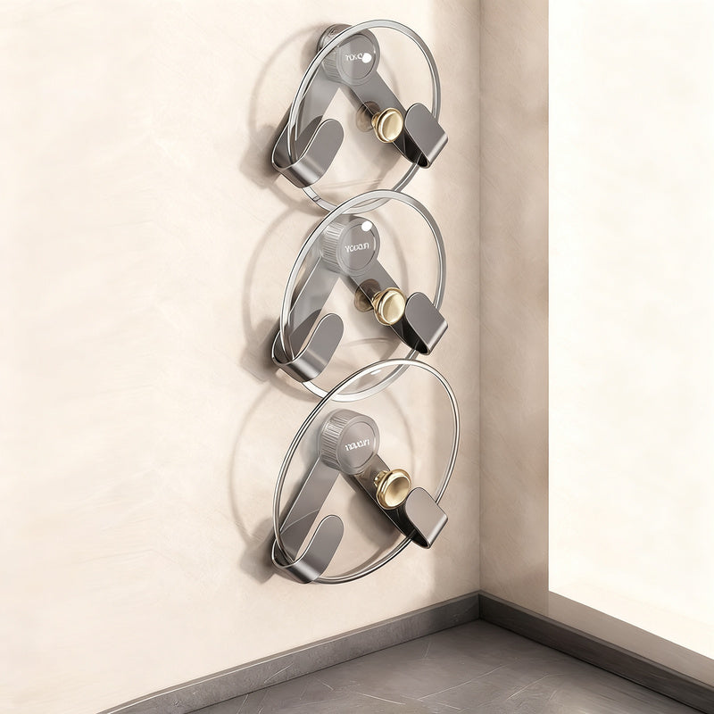 Stainless steel kitchen shelf with suction cup — product view 7