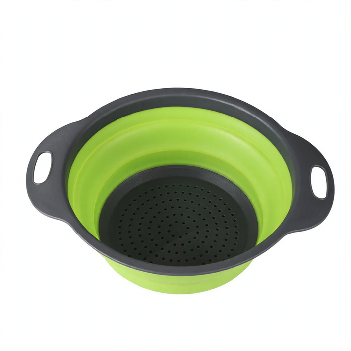 Folding vegetable bowl with strainer — product view 6