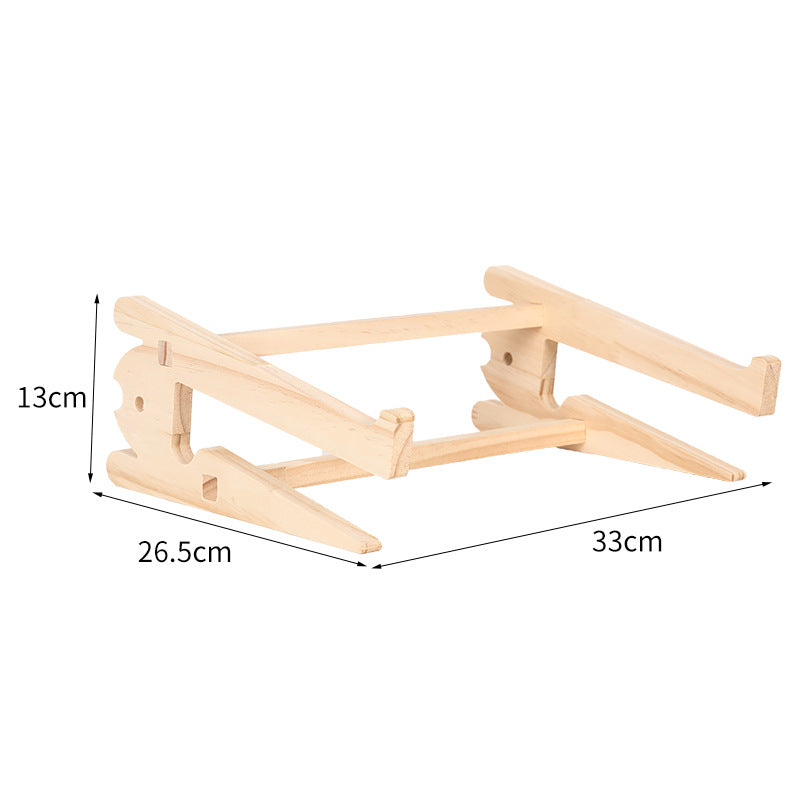 Wood Laptop Stand with Desk Organizer — product view 4