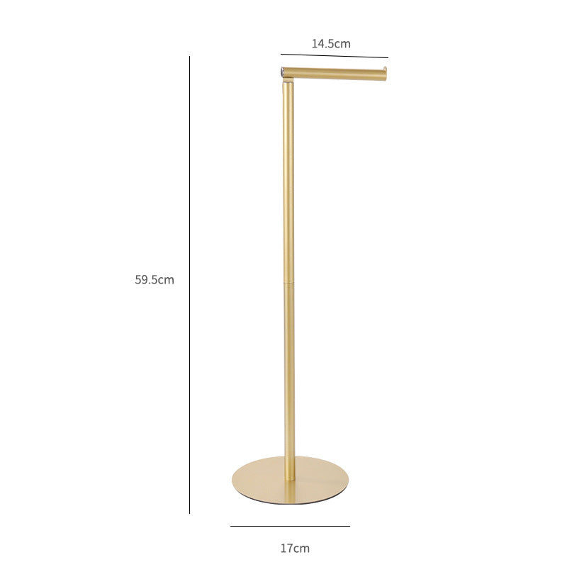 Standing paper roll holder made of stainless steel — product view 7