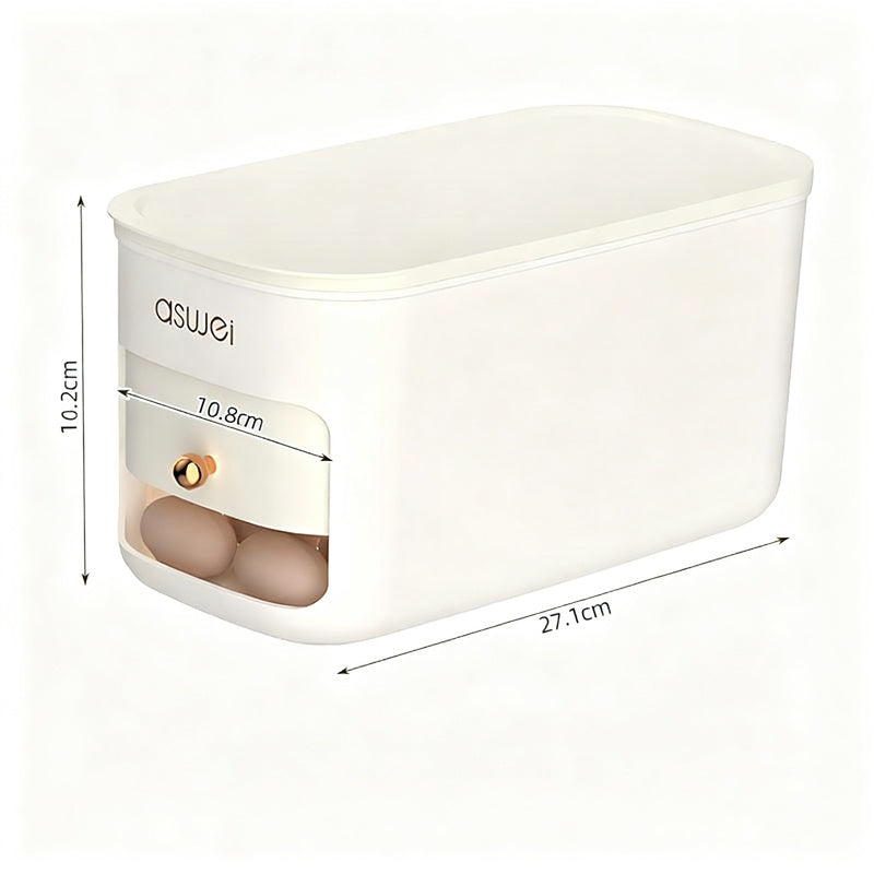Refrigerator egg box with rolling mechanism — product view 5