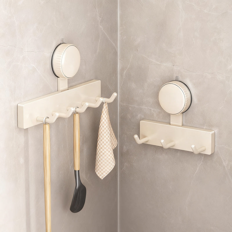 Suction cup kitchen hook with 3 or 5 hooks — product view 6