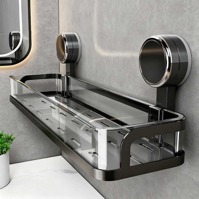 Bathroom shelf with suction cup without drilling — product view 1