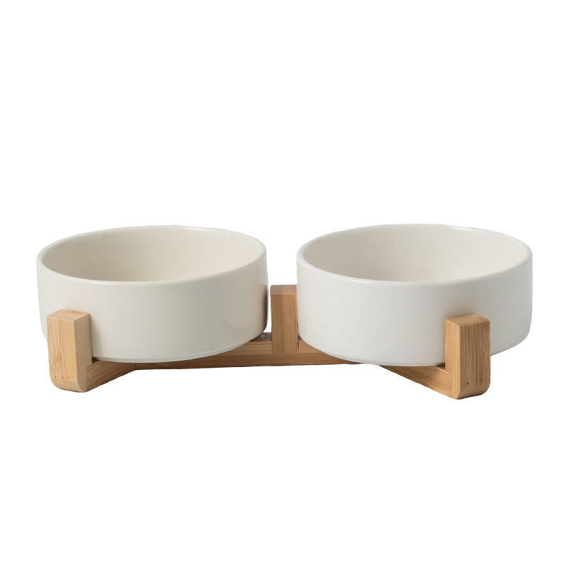 Ceramic soup bowl, round, white — product view 1