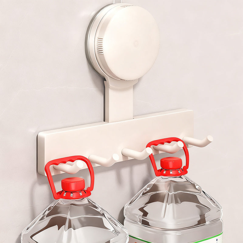 Suction cup kitchen hook with 3 or 5 hooks — product view 4