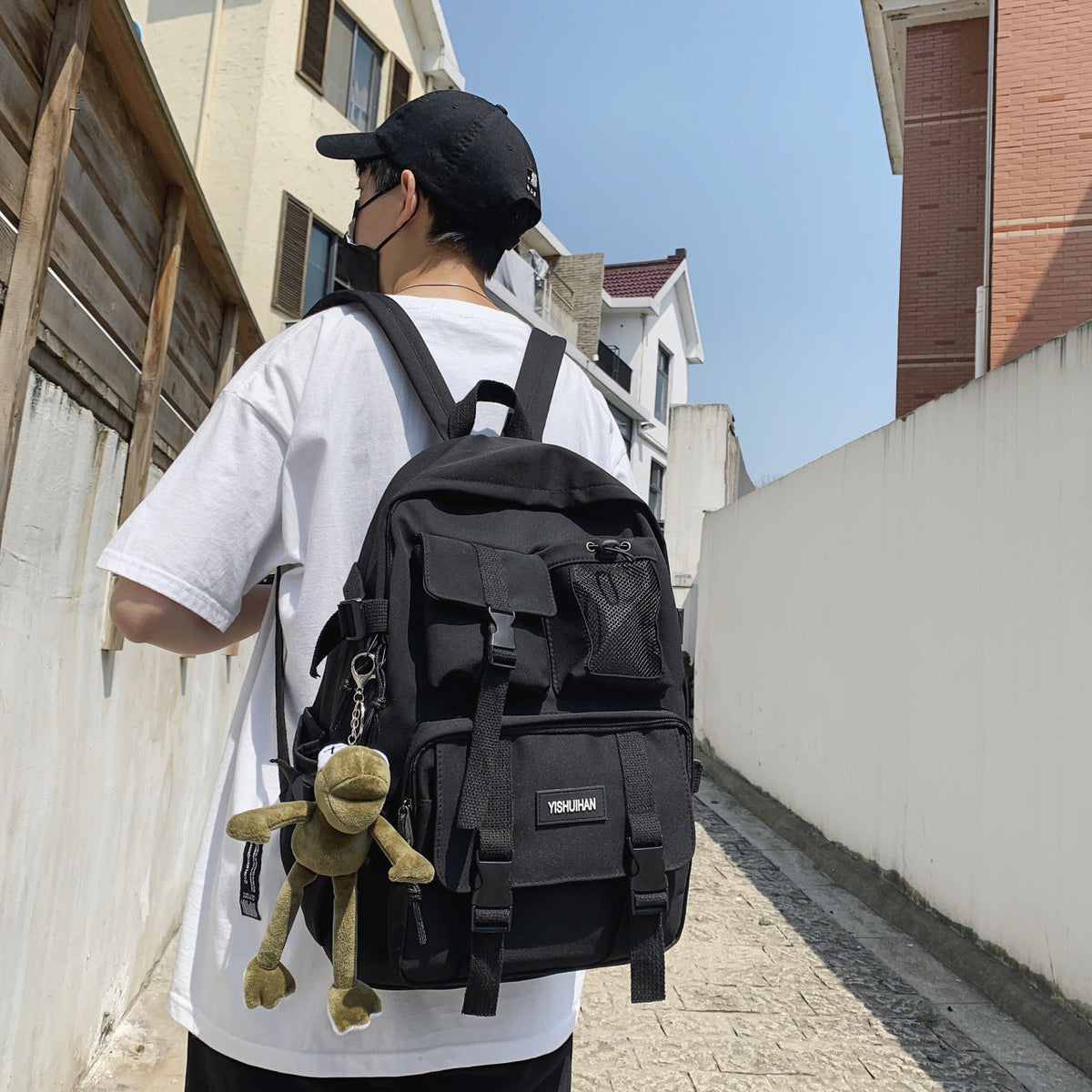 Nylon backpack, breathable and waterproof — product view 1