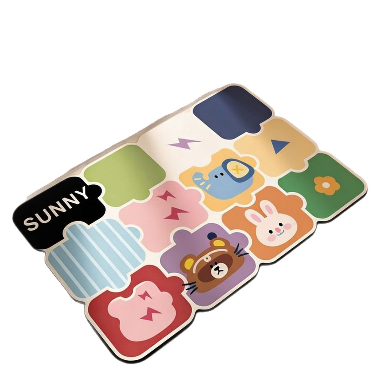 Cartoon doormat made of polyester, washable — product view 5