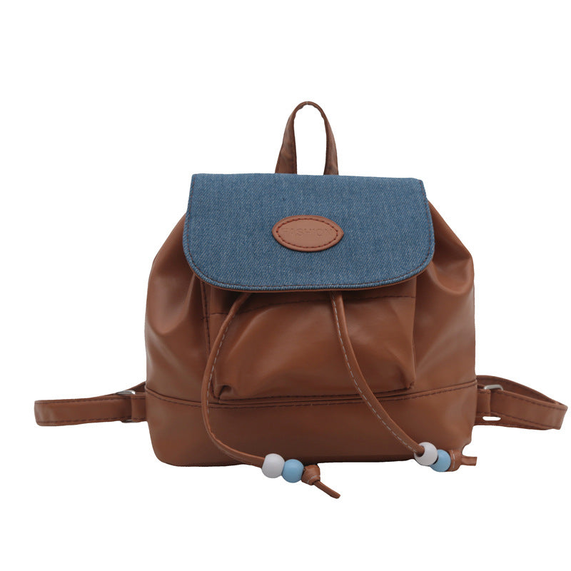 Double Backpack, PU Material, Modern Design — product view 5