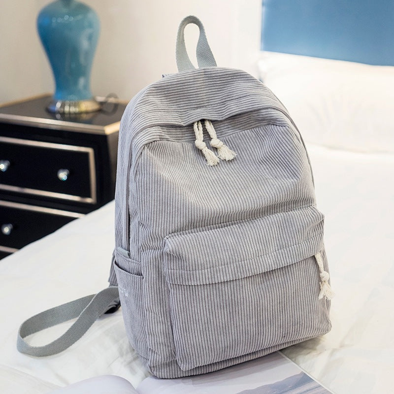 Corduroy backpack, 20–35 L, warming — product view 4