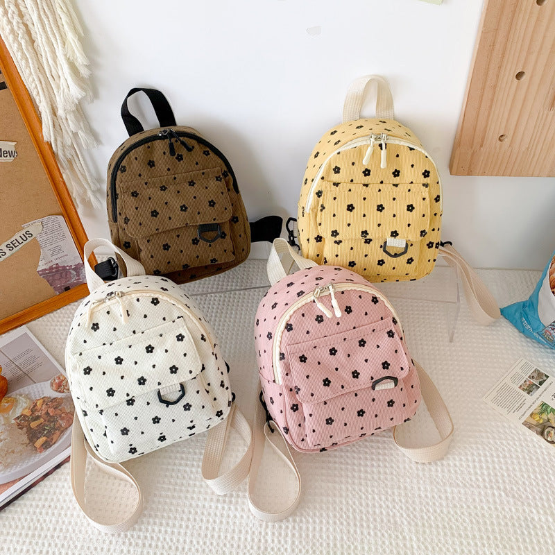 Smaller backpack made of cotton, abrasion-resistant — product view 1