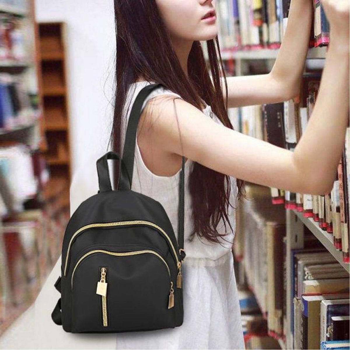 Nylon Backpack, 20 L, breathable — product view 1