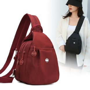 Compact backpack with theft protection, Oxford fabric — product view 4