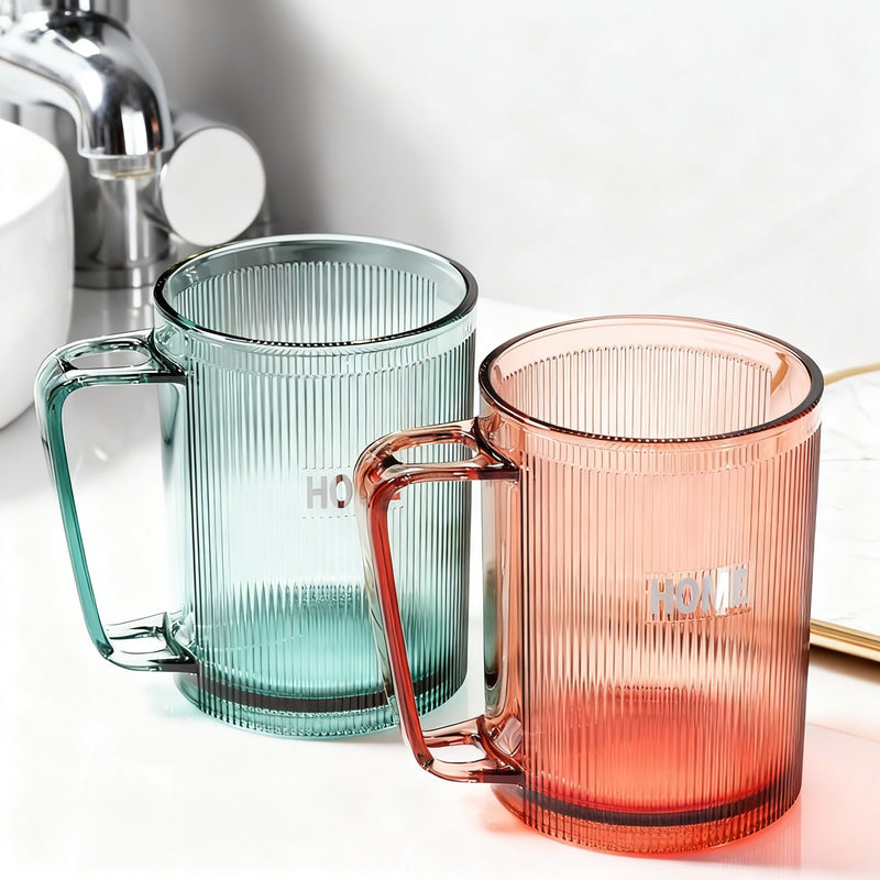 Toothbrush cup with handle, plastic, 51–100 ml — product view 7
