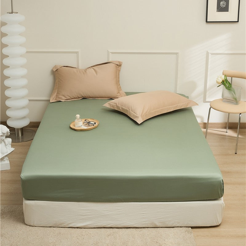 Cotton fitted sheet with elastic, 180×200 cm — product view 3