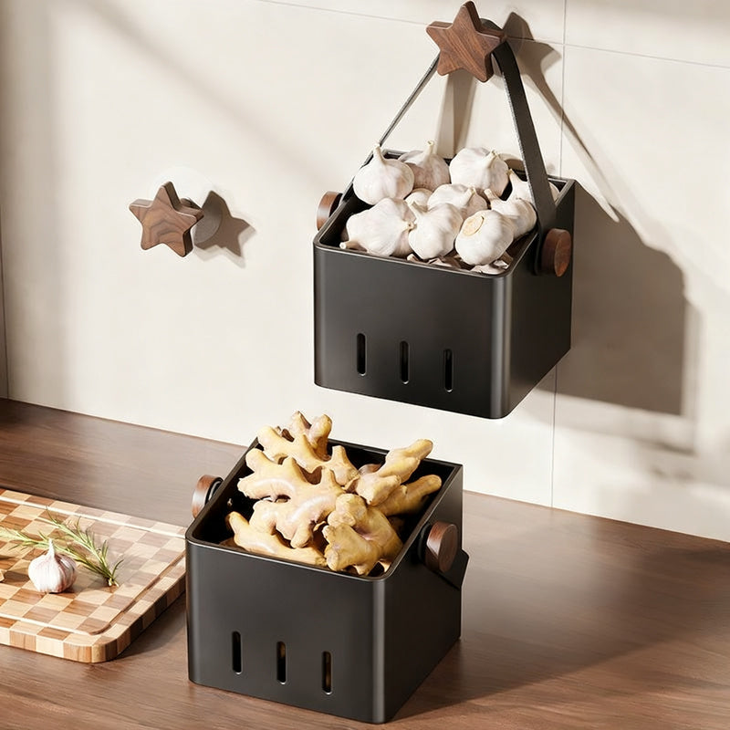 Wall-mounted storage container for kitchen ingredients — product view 2