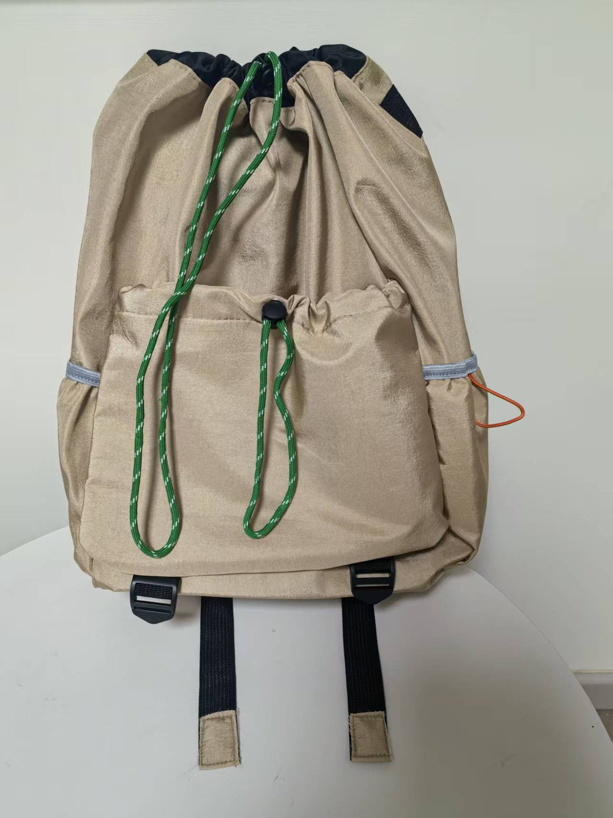 Nylon backpack, ultralight, drawstring — product view 7