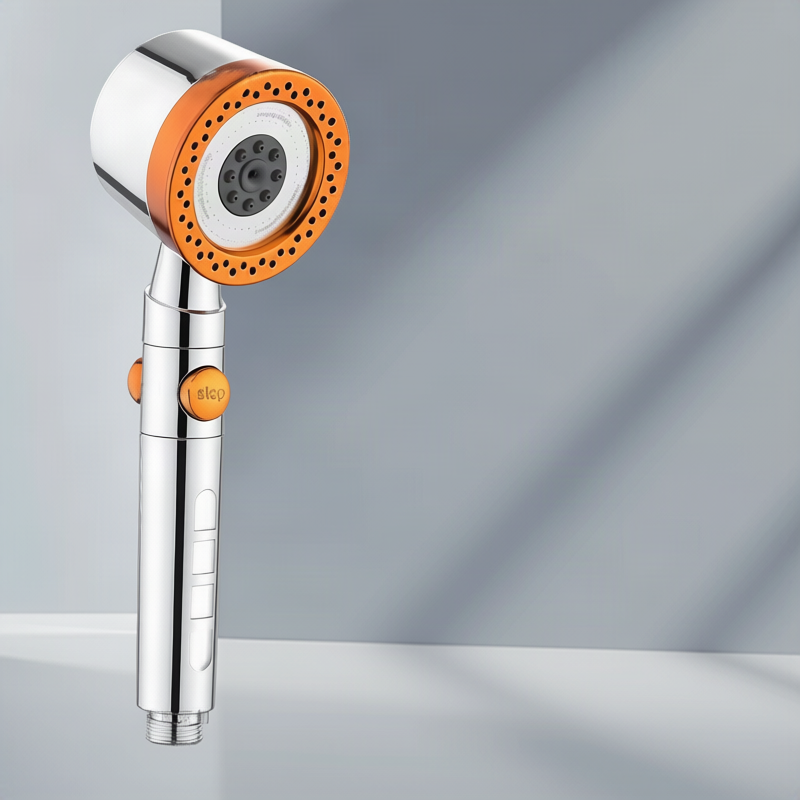 Multifunctional shower head with LED and massage function — product view 5