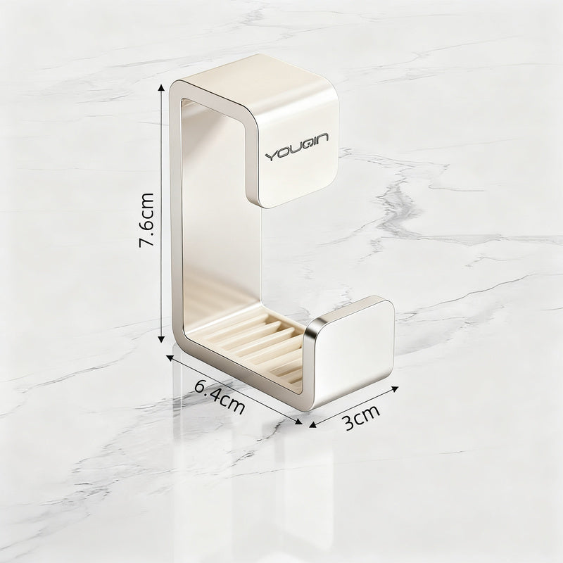 Stainless steel sink holder, wall-mounted, hole-free — product view 6