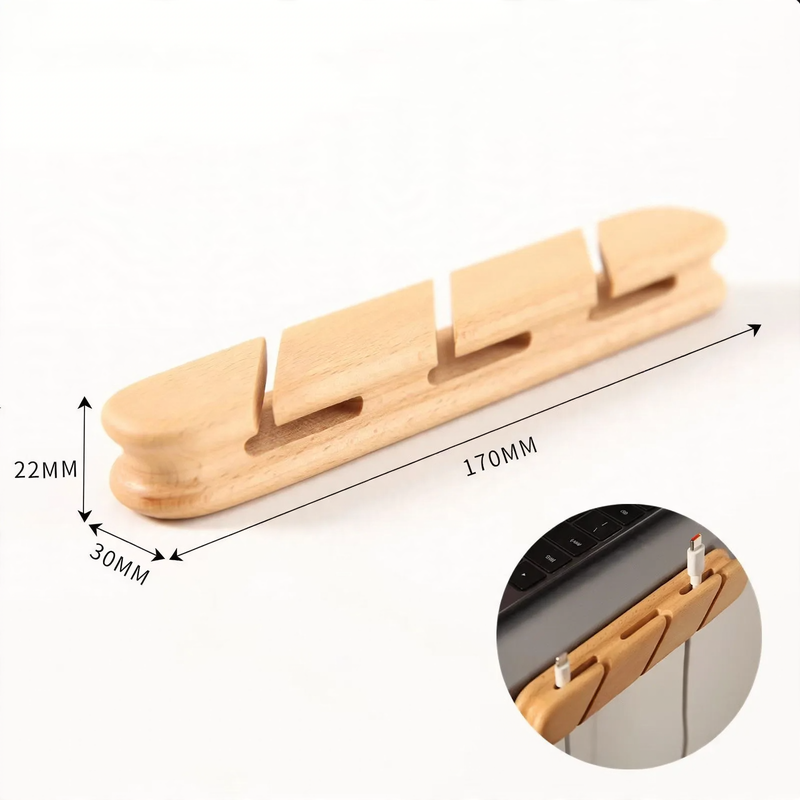 Wooden cable organizer, model K009 — product view 5