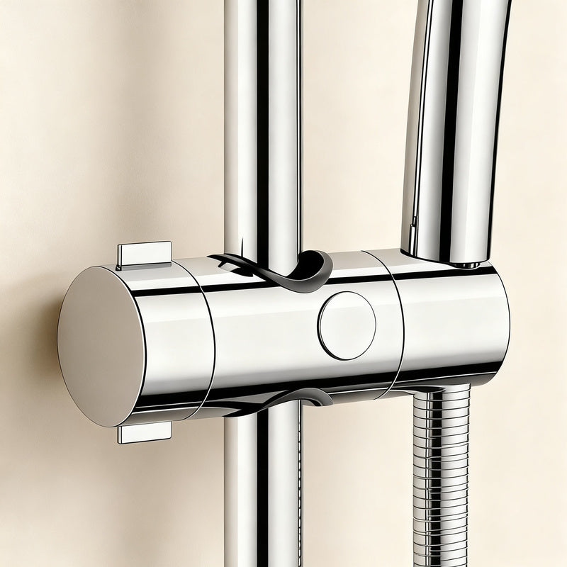 Shower head holder without drilling, adjustable — product view 1