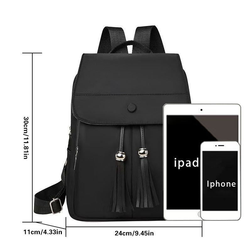 Breathable nylon backpack for women — product view 5