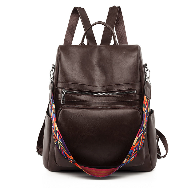 Women's backpack made of PU, modern style — product view 2